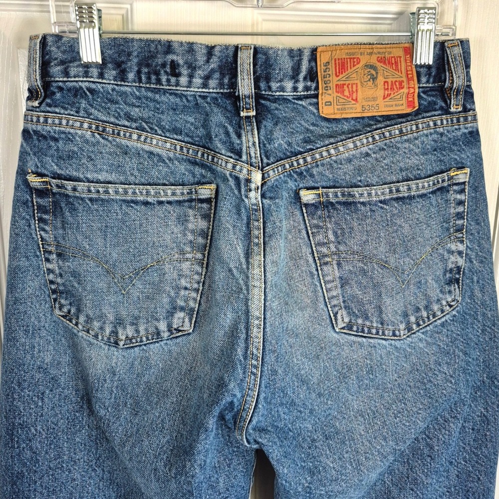 Vintage Diesel Basic Jeans distressed denim button up mens waist 34 - Picture 14 of 15